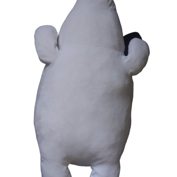 White and Black Puppy Dog Super Soft Squishy Stuffed Animal Beagle Plush Large - Picture 6 of 13